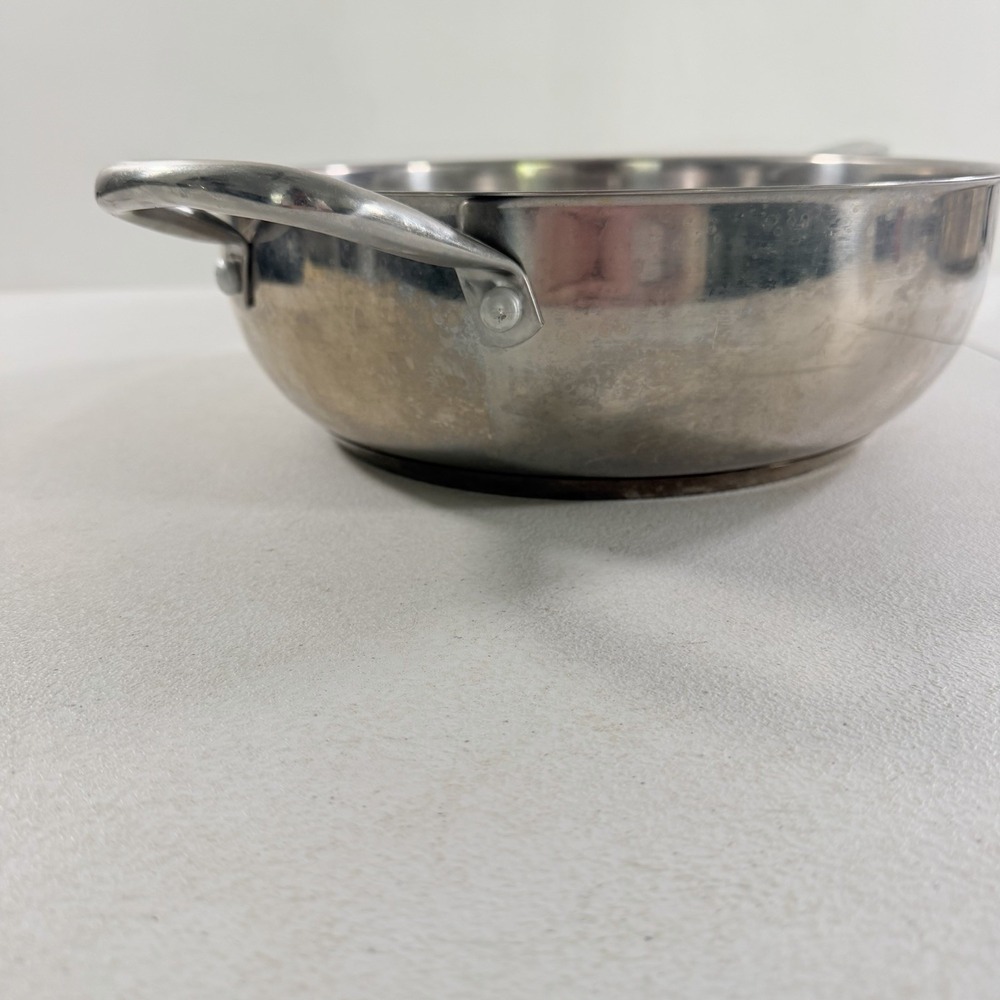 WOLFGANG PUCK Stainless Steel Bistro Elite Collection 5qt Essentials Pan Skillet - Picture 7 of 10